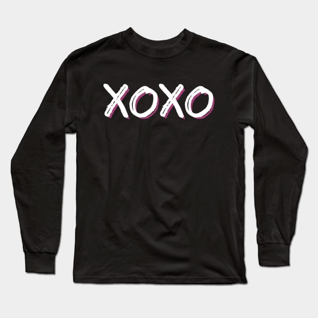 XoXo Care Cool Guy Cheerful Funny Hilarious Sarcastic Humor Emotional Lonely Lovely New Generation Inspiration Open Minded Man's & Woman's Long Sleeve T-Shirt by Salam Hadi